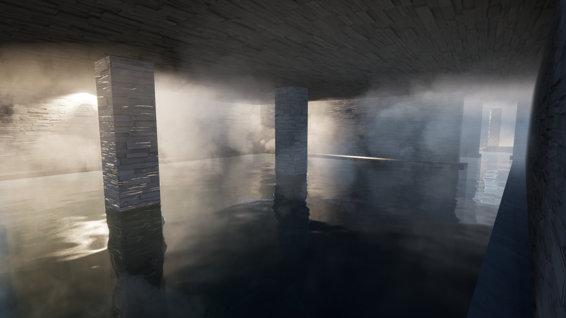 A render of the Spa Bunker